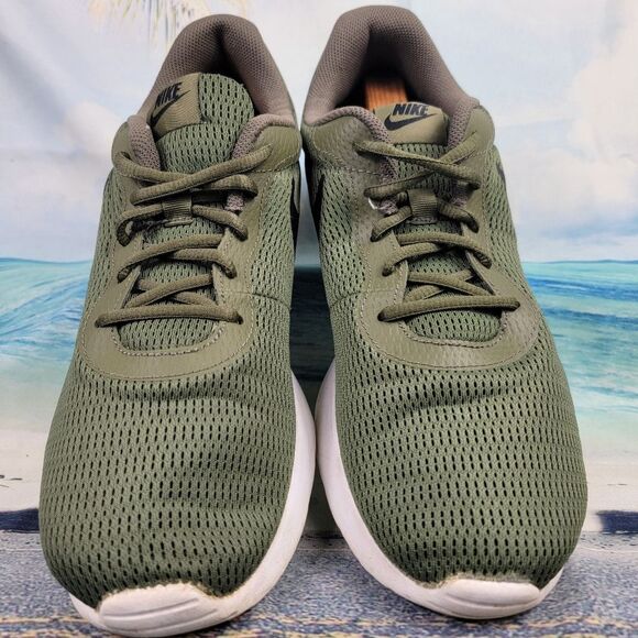 Nike Tanjun Olive Green Mens 12 & 13 Mismatch - Picture 5 of 9